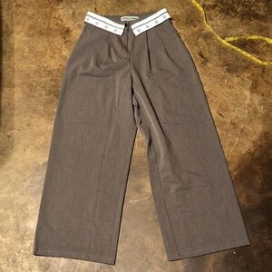 Classy Gray Wide-Leg Pants from Rodeo Quincy